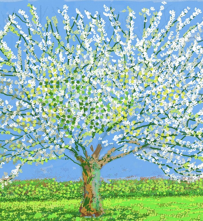 David Hockney: «Τα καλά νέα είναι ότι ήρθε η άνοιξη»