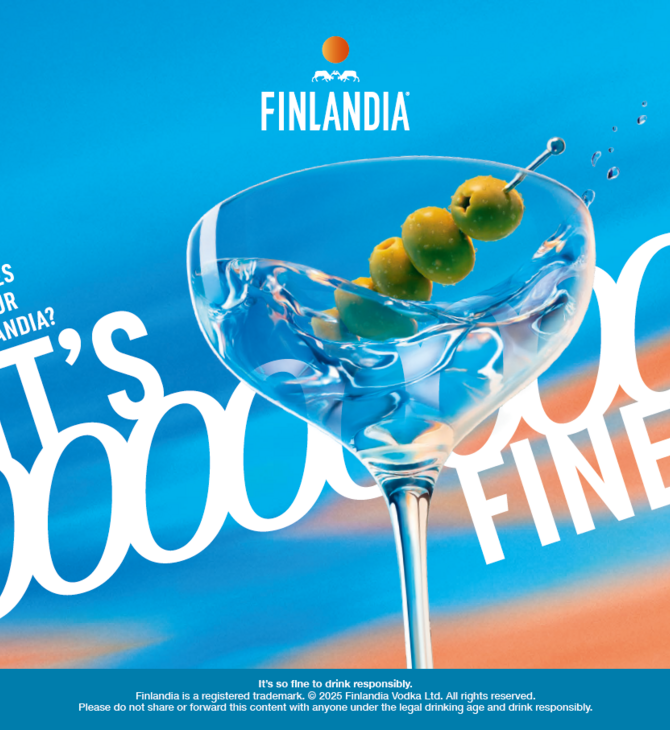 Η νέα καμπάνια της vodka Finlandia αγκαλιάζει την ιδέα της ελευθερίας στην απόλαυση 