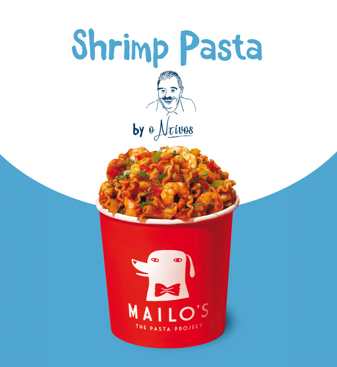Mailo’s The Pasta Project: H γαριδομακαρονάδα του Ντίνου στην Τήνο έγινε street food