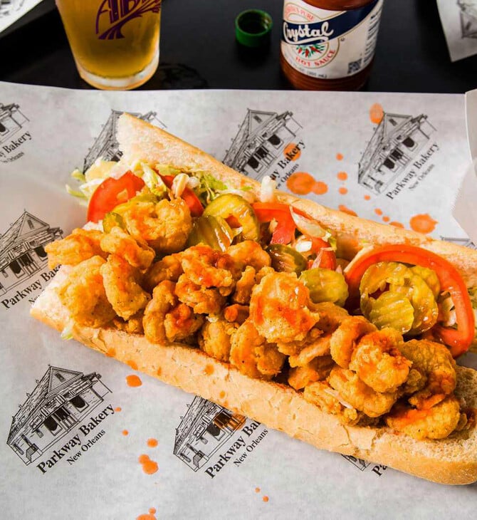 Po'boy σάντουιτς, η πιο λαχταριστή λιχουδιά της Νέας Ορλεάνης