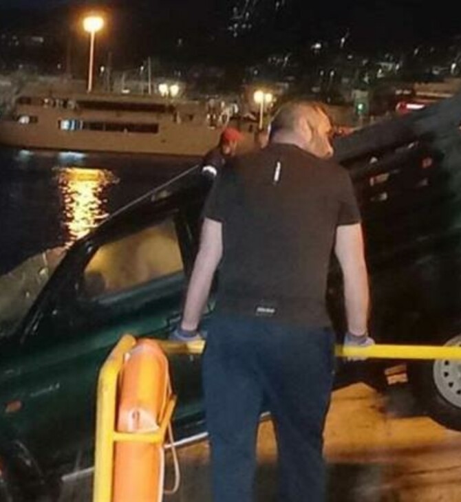 Μυτιλήνη: Νεκρός 63χρονος οδηγός μετά την πτώση Ι.Χ. στο λιμάνι