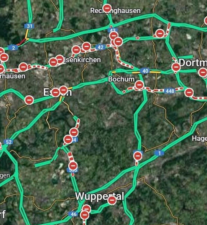 Το Google Maps προκάλεσε χάος στη Γερμανία εμφανίζοντας τους δρόμους εσφαλμένα κλειστούς