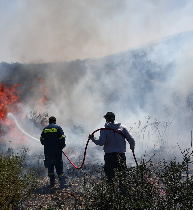 Φωτιά τώρα στον Δομοκό: Στη μάχη δύο αεροσκάφη