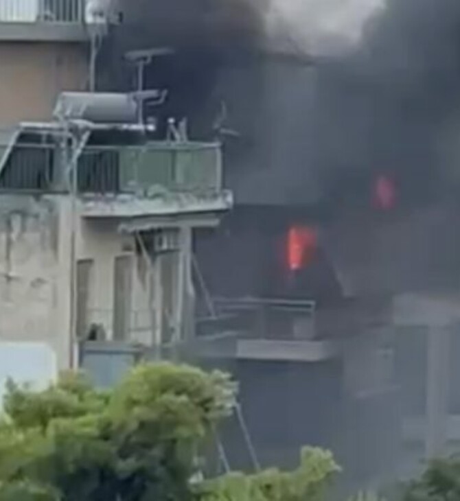 Γλυφάφα: Μεγάλη φωτιά σε διαμέρισμα - Απομακρύνθηκε ηλικιωμένη 