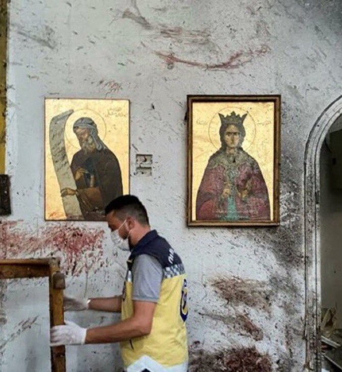 ΣΥΡΙΑ ΕΚΚΛΗΣΙΑ ΕΠΙΘΕΣΗ ΑΥΤΟΚΤΟΝΙΑΣ