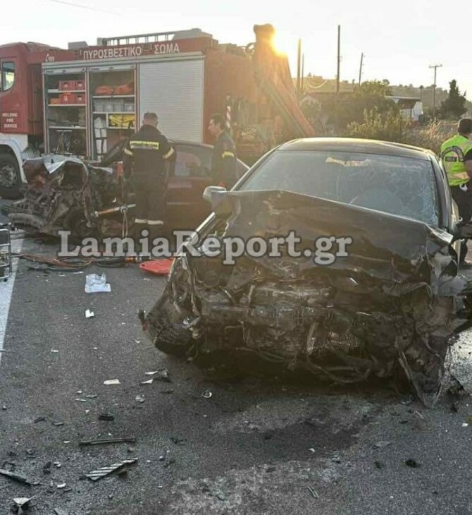 Βοιωτία: Τροχαίο με δύο νεκρούς και έναν τραυματία