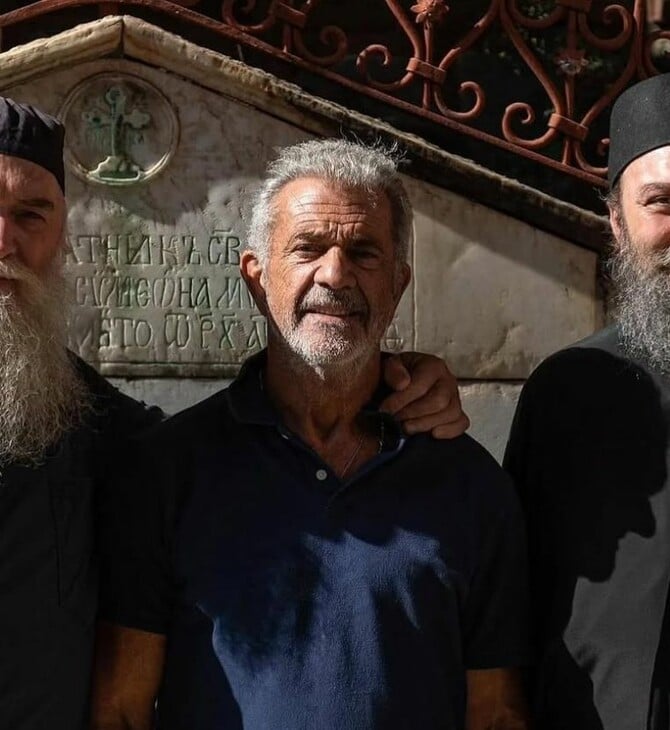 Ο Μελ Γκίμπσον στο Άγιον Όρος