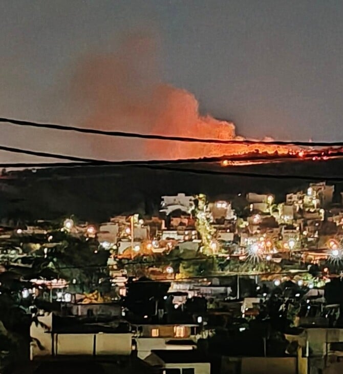 Φωτιά τώρα στο Ποικίλο Όρος στο Καματερό
