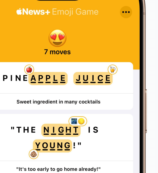 Η Apple λανσάρει νέο παιχνίδι λέξεων με emoji για να ανταγωνιστεί το Wordle και τους New York Times