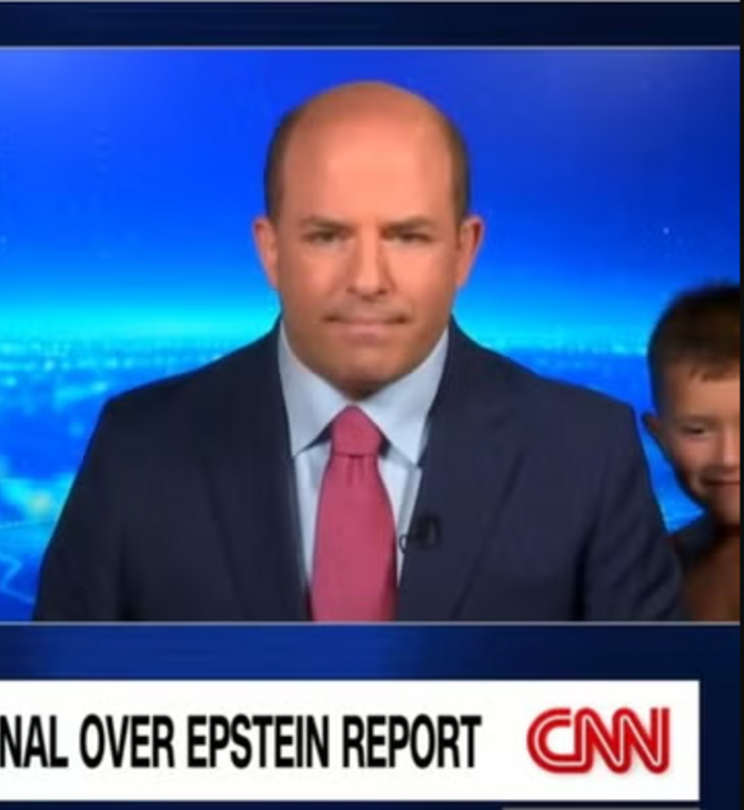 CNN: Η στιγμή που ο 5χρονος γιος δημοσιογράφου διακόπτει ζωντανή συζήτηση για την υπόθεση Έπσταϊν