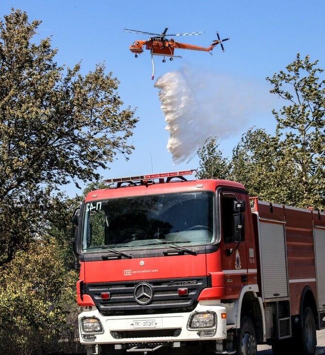 Φωτιά τώρα στα Μέγαρα