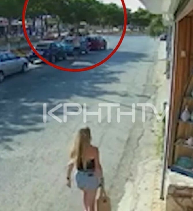 Κρήτη: Βίντεο από τη στιγμή της θανατηφόρας παράσυρσης πεζού από βαν στη Χερσόνησο