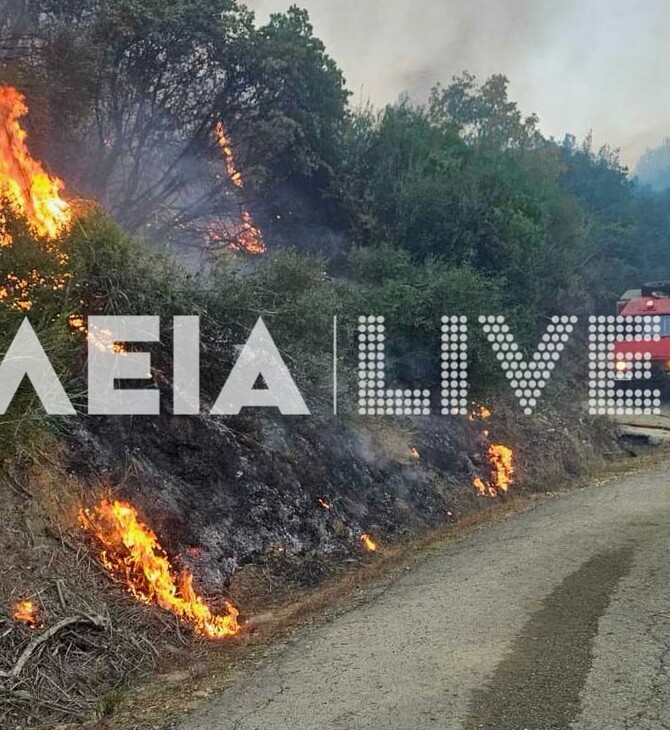 Φωτιά τώρα στη Ζαχάρω Ηλείας: Καίγεται αγροτοδασική έκταση στο Ξηροχώρι