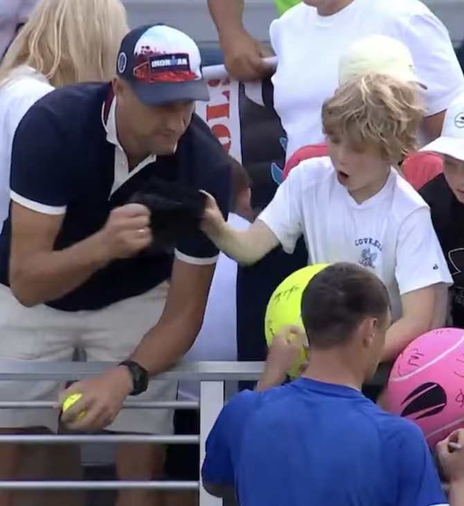 US Open: Συγγνώμη ζητά ο CEO που άρπαξε υπογεγραμμένο καπέλο από τα χέρια παιδιού