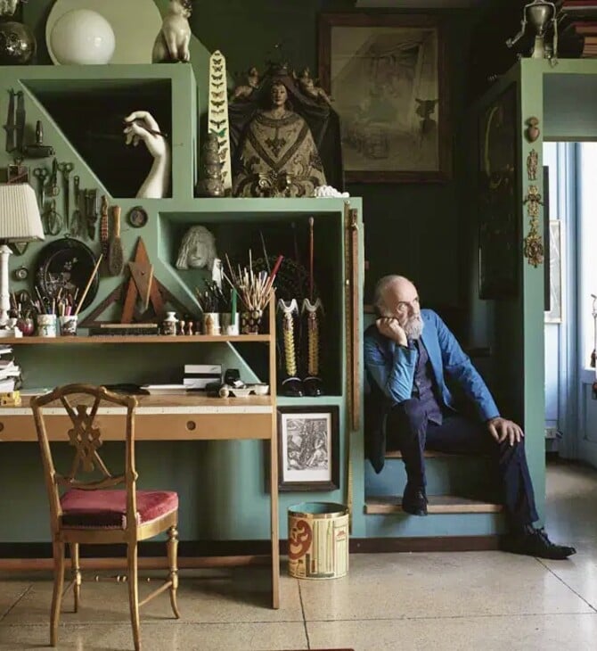 Στο σπίτι του σινιόρε Fornasetti στο Μιλάνο