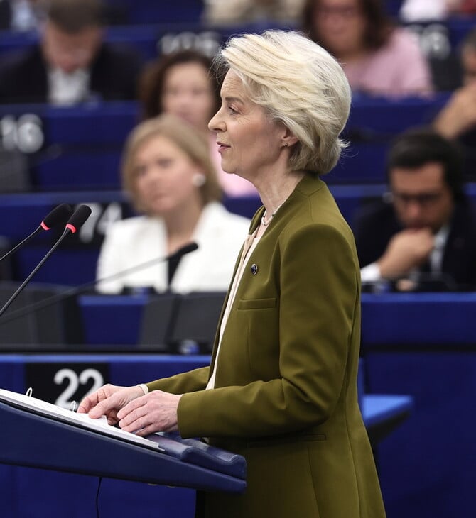 Ούρσουλα φον ντερ Λάιεν: Ολοκληρώθηκε η ετήσια ομιλία της - Το «ευχαριστώ» στους Έλληνες δασοφύλακες