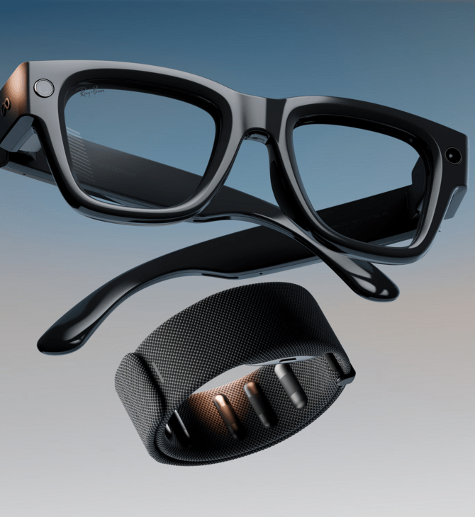 Η Meta παρουσίασε τα πρώτα Ray-Ban με ενσωματωμένη οθόνη επαυξημένης πραγματικότητας