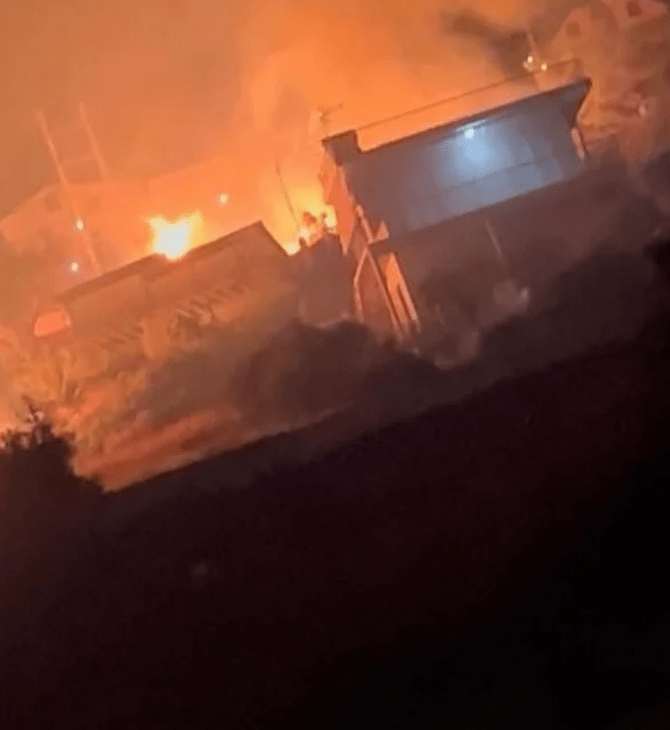 Φωτιά στη Νέα Πέραμο Αττικής – Μήνυμα από το 112