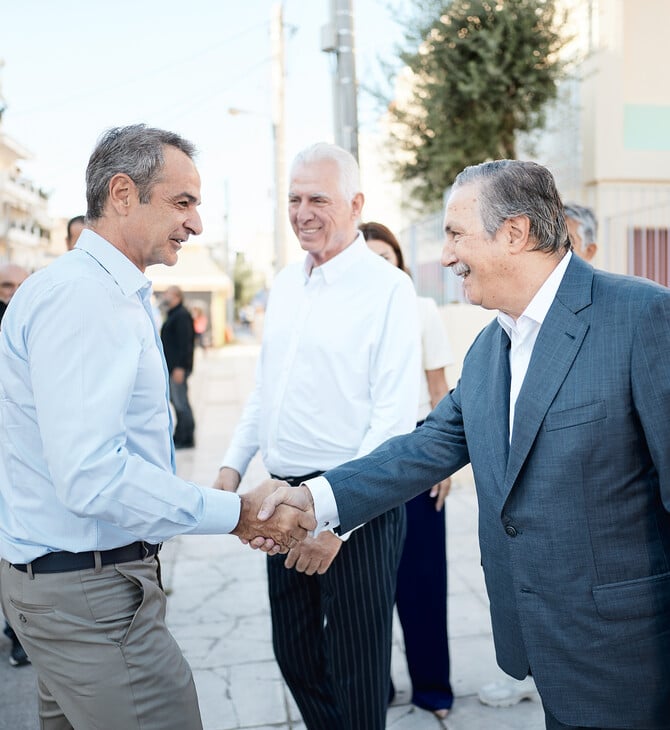 Στο Ωνάσειο Σχολείο Περιστερίου ο Κυριάκος Μητσοτάκης: «Συνεχίζουμε να επενδύουμε στη δημόσια παιδεία»