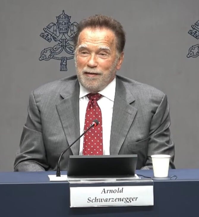 Βατικανό: Σε ρόλο «εξολοθρευτή» της ρύπανσης ο Σβαρτζενέγκερ - «Να αφήσουμε τον κόσμο καλύτερο απ’ ότι τον βρήκαμε»