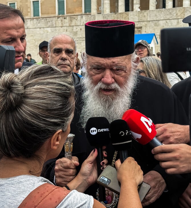 Στο πλευρό του Πάνου Ρούτσι ο Αρχιεπίσκοπος Ιερώνυμος: «Όπου υπάρχει πόνος, πρέπει να είμαστε κοντά»