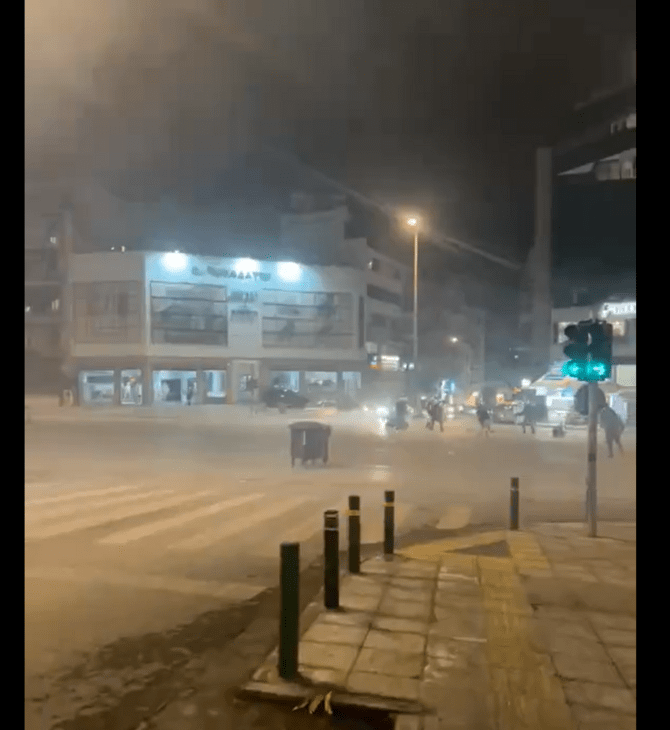 Επεισόδια με δακρυγόνα κατά τη διάρκεια της πορείας για τη Γάζα