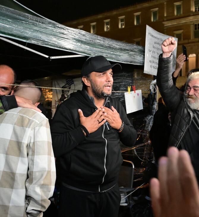 «Ο αγώνας συνεχίζεται»: Ο Πάνος Ρούτσι τερμάτισε την απεργία πείνας και κάλεσε σε συγκέντρωση στο Σύνταγμα
