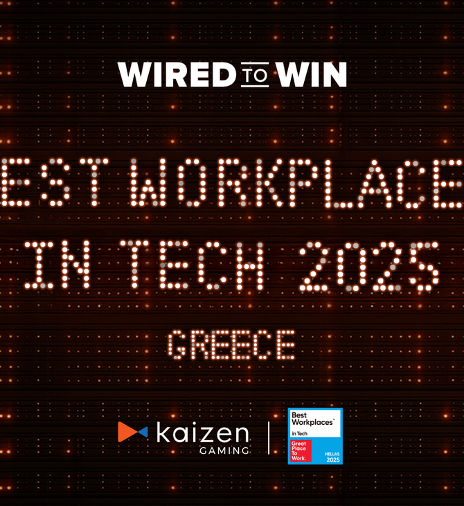 Η Kaizen Gaming για τρίτη συνεχόμενη χρονιά στα Best Workplace in Tech™