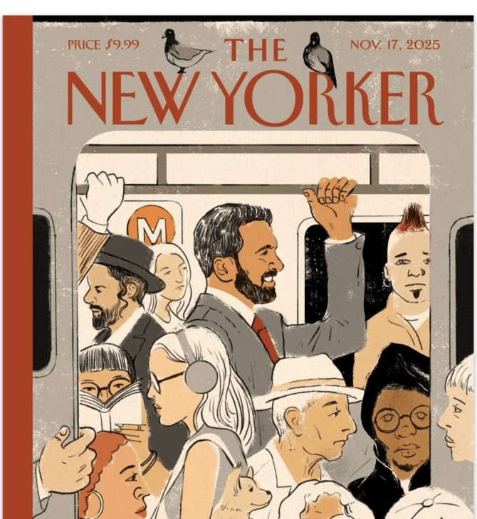 Ο Ζοχράν Μαμντάνι στο εξώφυλλο του New Yorker: Ένας από εμάς