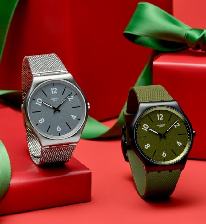 Η νέα εορταστική συλλογή της Swatch ενσαρκώνει το πνεύμα των γιορτών