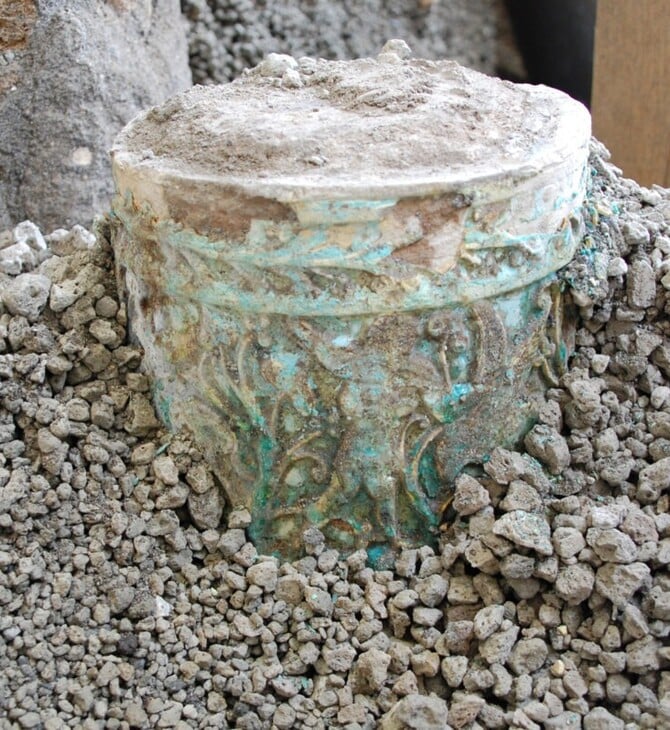 Πομπηία: Ανακαλύφθηκε πολύτιμο αρχαίο αιγυπτιακό αγγείο 