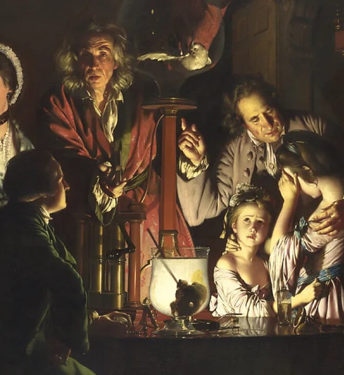 «An Experiment on a Bird in the Air Pump»: Ο αμφιλεγόμενα πρωτοποριακός πίνακας του Τζόζεφ Ράιτ