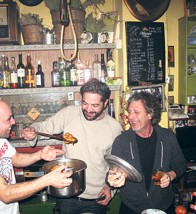 Με τον Τάκη Σπυριδάκη στους Θεσσαλούς