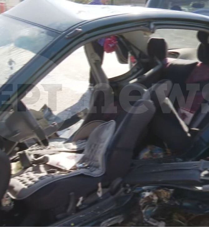 Παιανία: Τροχαίο δυστύχημα με δύο νεκρούς - Το ΙΧ τους μετατράπηκε σε άμορφη μάζα σιδερικών