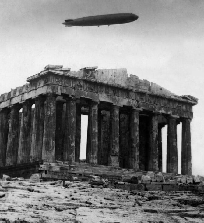 Όταν ένα ζέπελιν διέσχισε τον αττικό ουρανό το 1929