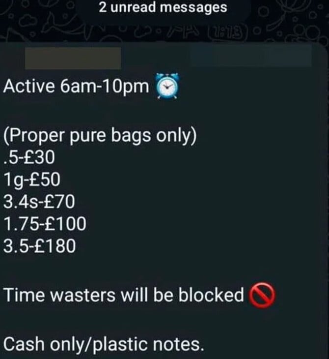 Βόρεια Ιρλανδία: Προπονητής ομάδας νέων ανάρτησε «τιμοκατάλογο κοκαΐνης» σε group chat