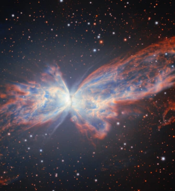 ΓΙΑ ΣΚ Εντυπωσιακή νέα εικόνα του «Νεφελώματος της Πεταλούδας» από τηλεσκόπιο στη Χιλή