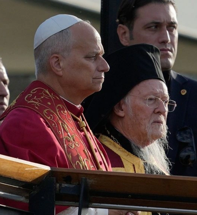 Πάπας και Βαρθολομαίος ενώνουν τις προσευχές τους – Ιστορική συνάντηση στη Νίκαια