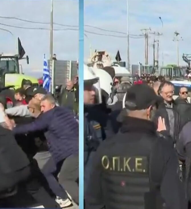 Λάρισα: Συγκρούσεις αγροτών με τα ΜΑΤ σε Νίκαια και Πλατύκαμπο – Τρεις τραυματίες και δύο συλλήψεις