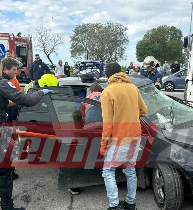 Πάτρα: Σοβαρό τροχαίο στην Πάτρα με τραυματία έγκυο οδηγό 