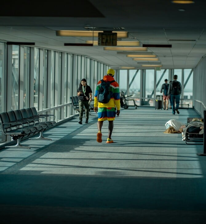 ΗΠΑ: Ταξιδιώτες διαμαρτηρήθηκαν σε οδηγία της κυβέρνησης φορώντας πιτζάμες