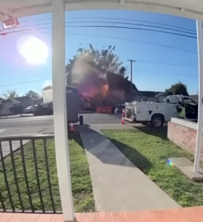 Βίντεο δείχνει τη στιγμή που σπίτι ανατινάζεται από έκρηξη φυσικού αερίου
