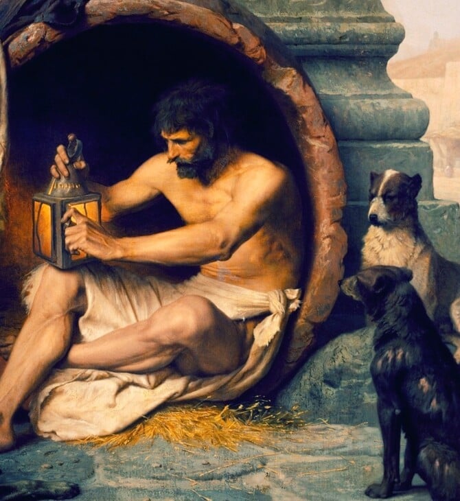 Η επαναστατική φιλοσοφία του Διογένη, του αυθεντικού κυνικού 