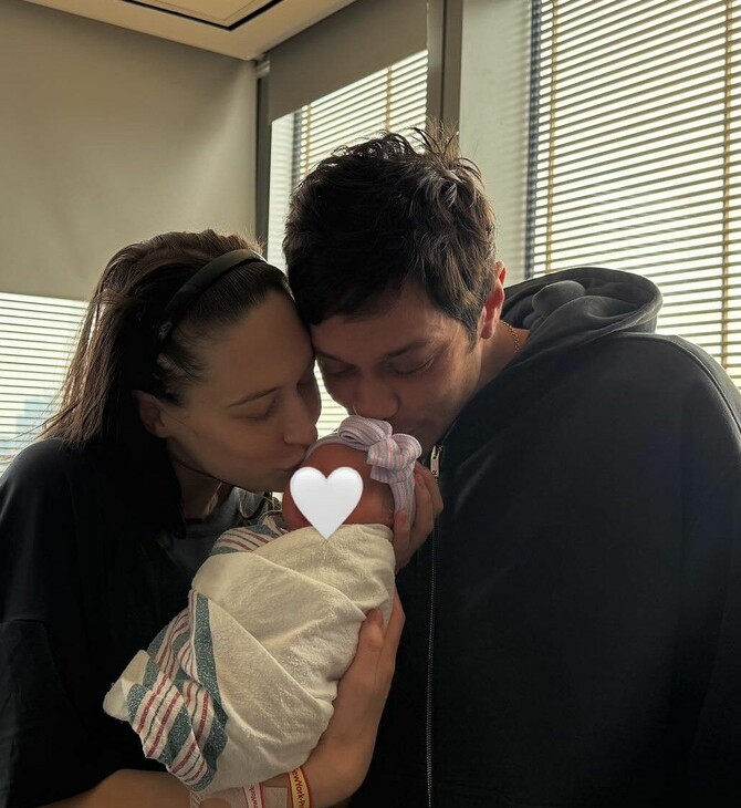 Ο Πιτ Ντέιβιντσον και Έλσι Χιούιτ υποδέχθηκαν το πρώτο τους παιδί