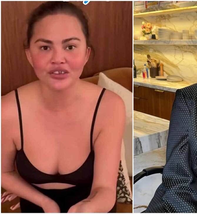 «Μου έπεσε το δόντι» - Το ατύχημα της Κρίσι Τέιγκεν ενώ έπαιζε με τα παιδιά της