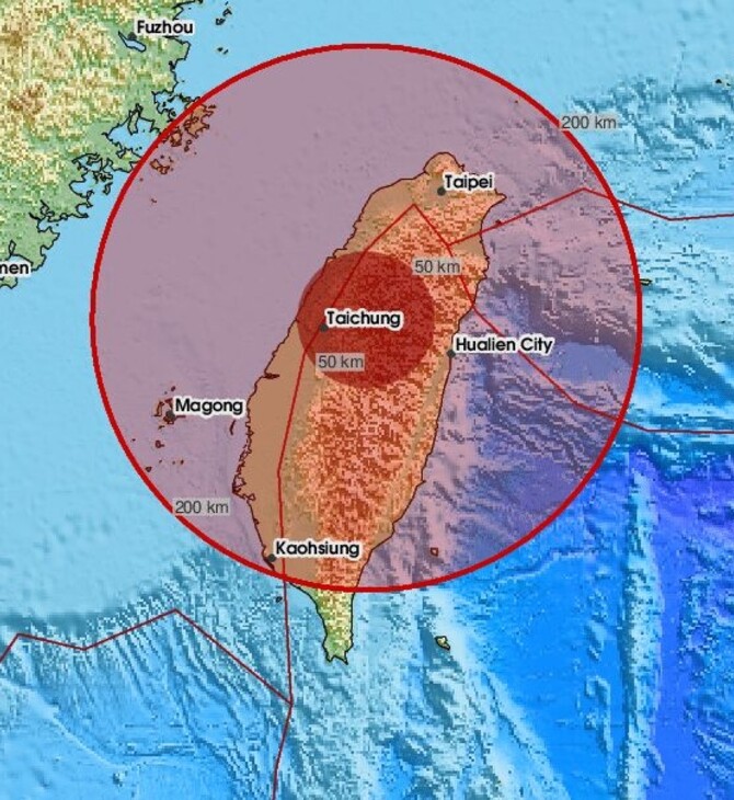 ΣΕΙΣΜΟΣ ΤΩΡΑ ΤΑΪΒΑΝ