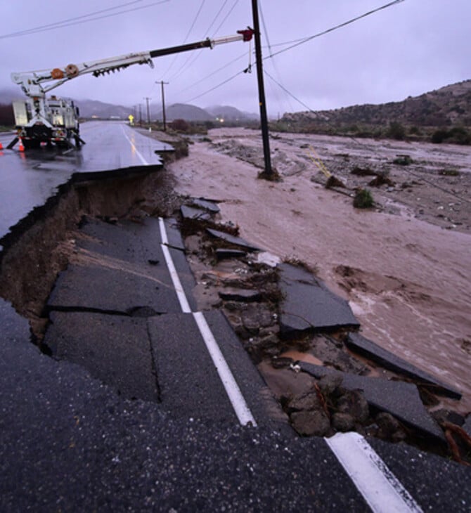 Καλιφόρνια: Σφοδρές βροχοπτώσεις σαρώνουν την πολιτεία - Τρεις νεκροί, πλημμύρες και κατολισθήσεις