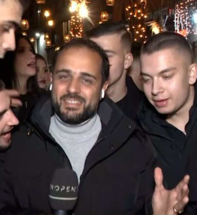 Θεσσαλονίκη: «Θέλω να μπω στο Luben» - H στιγμή που μία παρέα «εισβάλει» on air σε ρεπορτάζ 