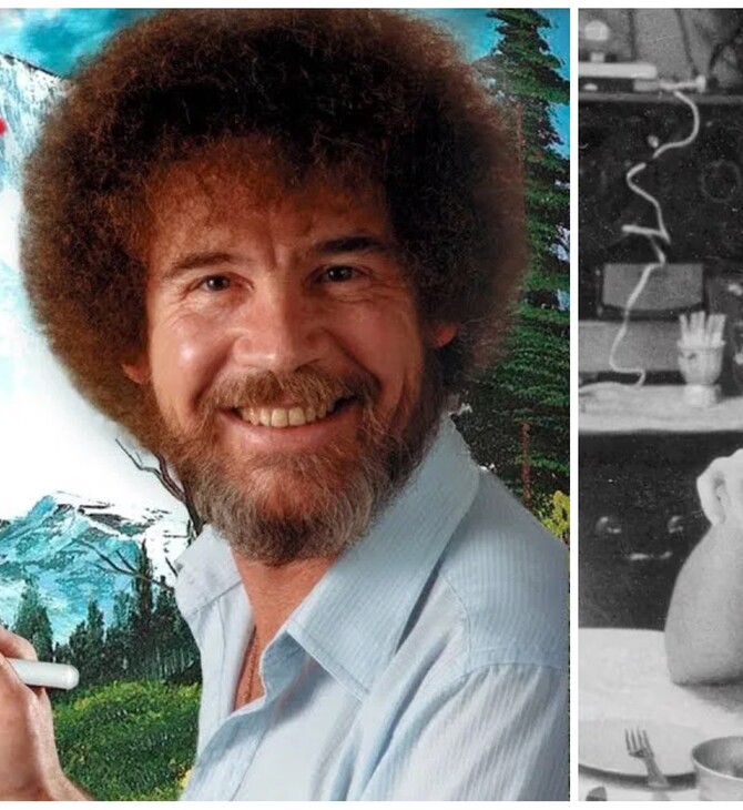 Νέες φωτογραφίες με τον Bob Ross «αγνώριστο» – Η αποκάλυψη για τα φυσικά μαλλιά του 
