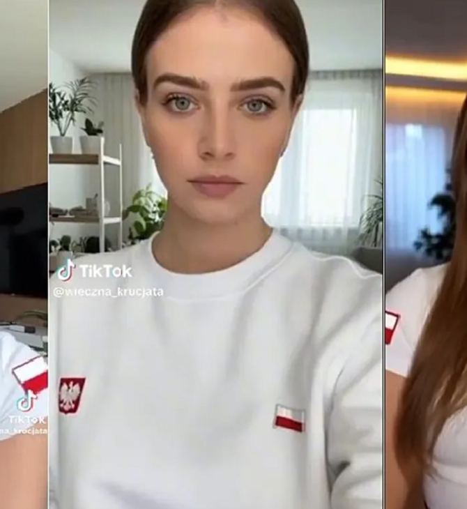 AI βίντεο με νεαρές γυναίκες προωθούν την έξοδο της Πολωνίας από την Ευρωπαϊκή Ένωση 